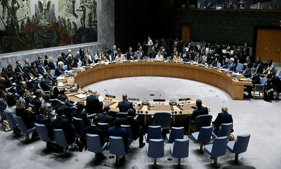Réunion du Conseil de sécurité pour la paix au Sahara occidental.