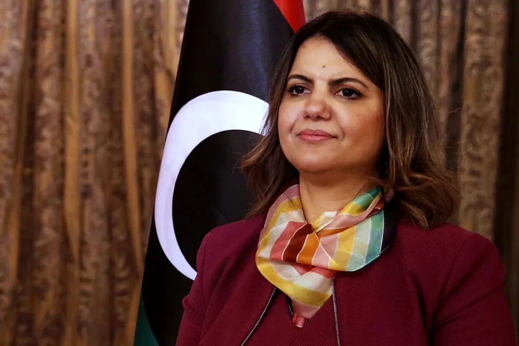 La ministre libyenne de la Justice lors d'une visite officielle en Algérie.