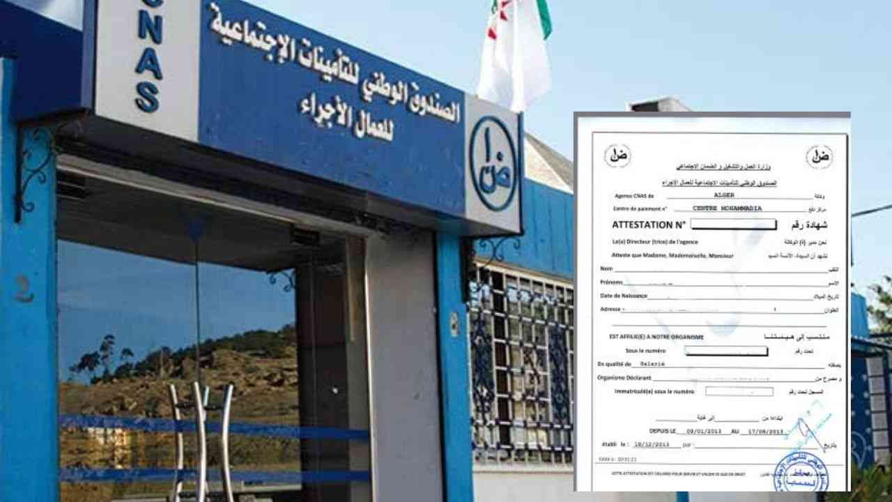 Nouveaux Services en Ligne Lancés par la CNAS Algérie : Comment télécharger l’attestation d’affiliation CNAS ? (El Hanaa)