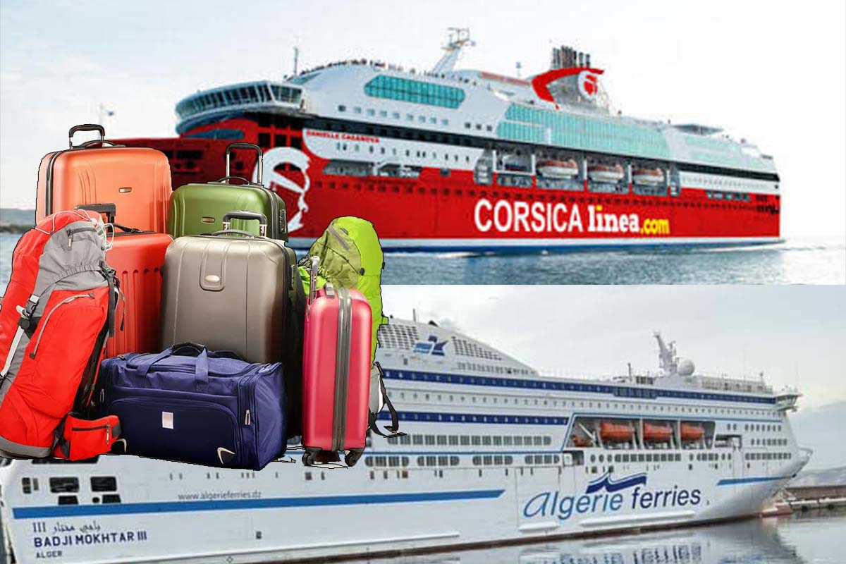 Algérie Ferries et Corsica Linea : Nouvelle taxe sur les bagages - Ce que vous devez savoir