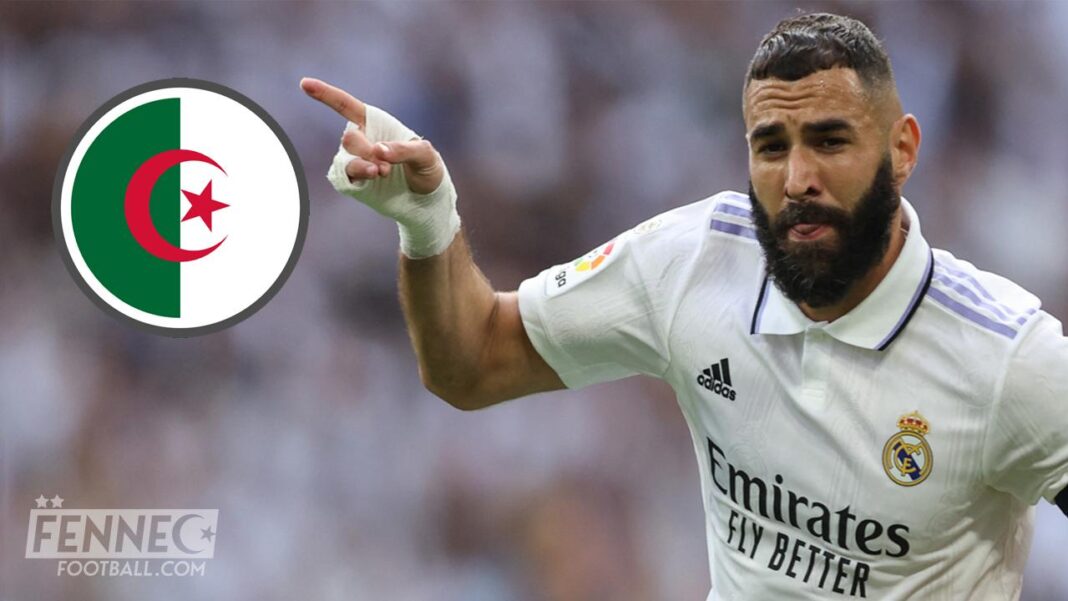 Karim Benzema, joueur du Real Madrid, lors d'un match important.