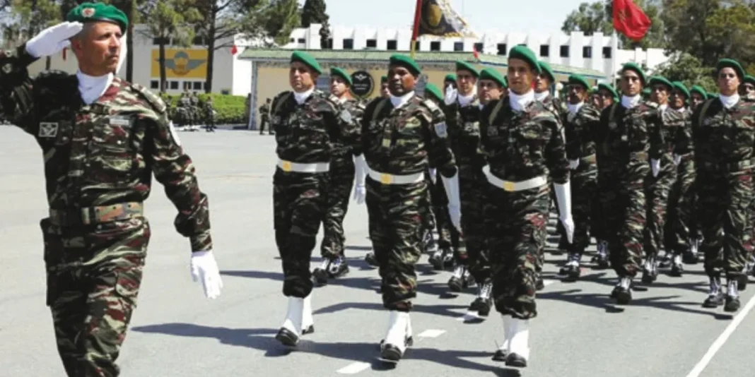Forces militaires lors de Flintlock 2023 Soldats en uniforme lors de l'exercice militaire Flintlock 2023.