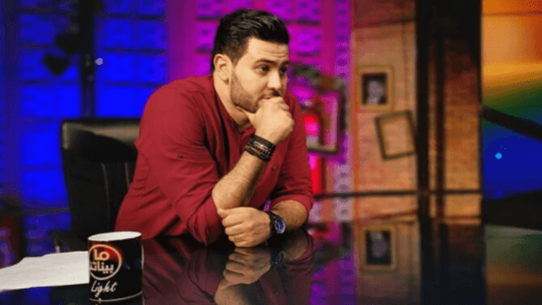 Hichem Bougouffa lors d'une interview sur la médiocrité des sponsors.