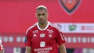Slimani brille lors de ses débuts avec KV Mechelen en Belgique Slimani brille lors de ses débuts avec KV Mechelen en Belgique