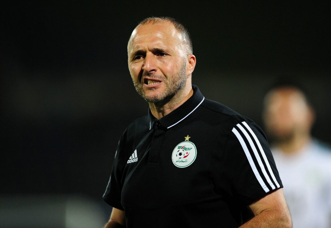 Belmadi, entraîneur de l'Algérie Belmadi, entraîneur de l'équipe nationale algérienne de football.
