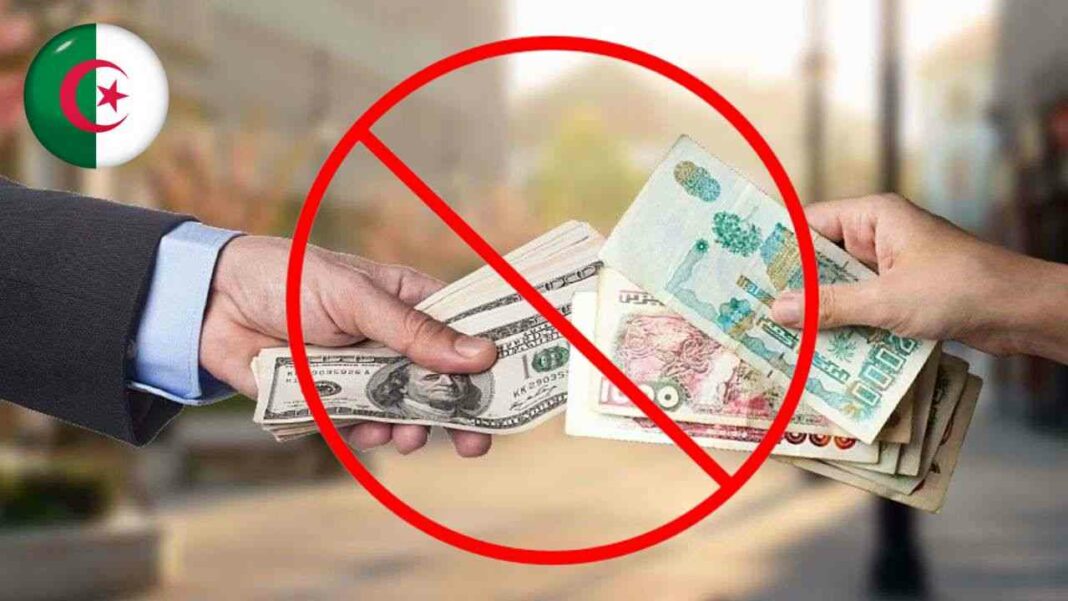 Interdiction de la vente de devises étrangères en Algérie.
