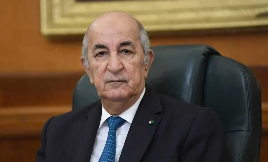 Président Tebboune lors d'une réunion avec des opérateurs économiques.