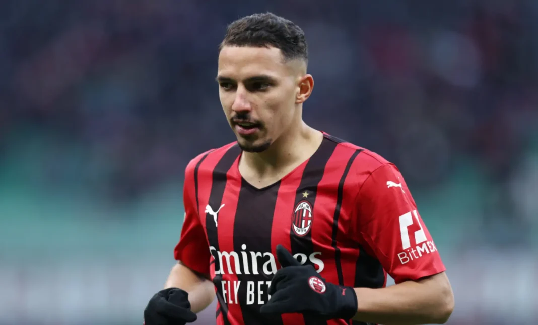 Ismael Bennacer lors d'une séance de rééducation pour le CAN 2023.