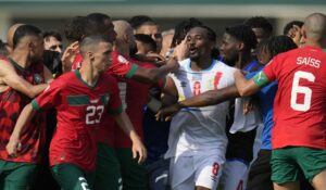 CAN 2023/ Maroc vs RDC : la toile réagit de manière sanglante, suite à la bagarre de fin de match Bagarre de fin de match