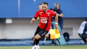 Amine Gouiri marque un but spectaculaire pour le Stade Rennais en Coupe de France.