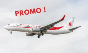 Avion Air Algérie avec promotion Ramadan 2024.