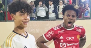 Le fils de Cristiano Ronaldo donne une leçon de foot à une célèbre Youtubeur