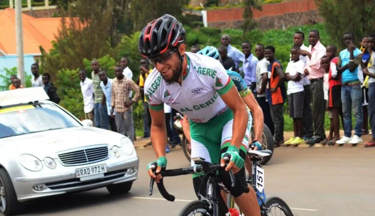 Azzedine Lagab, cycliste algérien