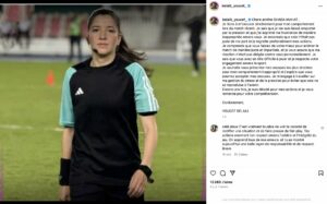 Youcef Belaili s'excuse publiquement, après s'être pris à une arbitre Youcef Belaili s'excuse publiquement, après s'être pris à une arbitre