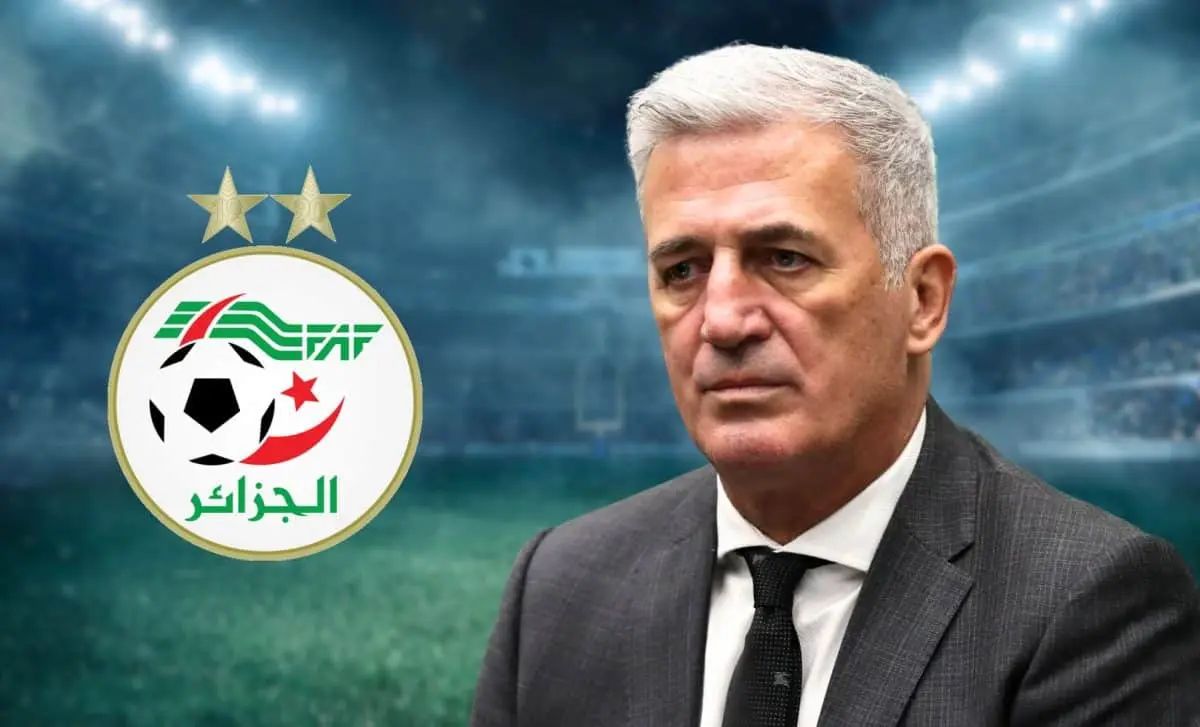 Vladimir Petkovic lors d'une conférence de presse pour la sélection algérienne.