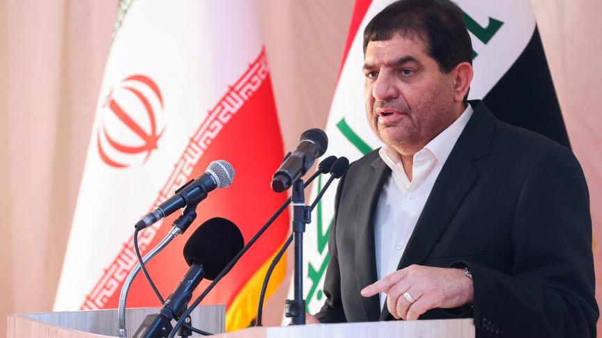 le premier vice-président, Mohammad Mokhber