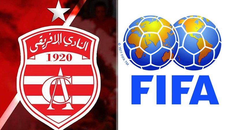 Logos du Club Africain et FIFA, symboles du football africain et mondial.