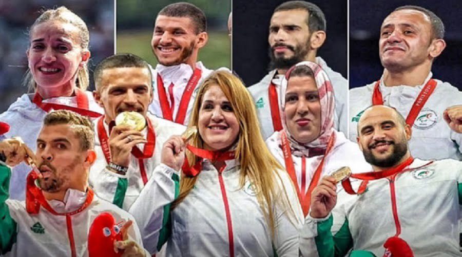 Athlètes algériens médaillés aux Jeux Paralympiques 2024.