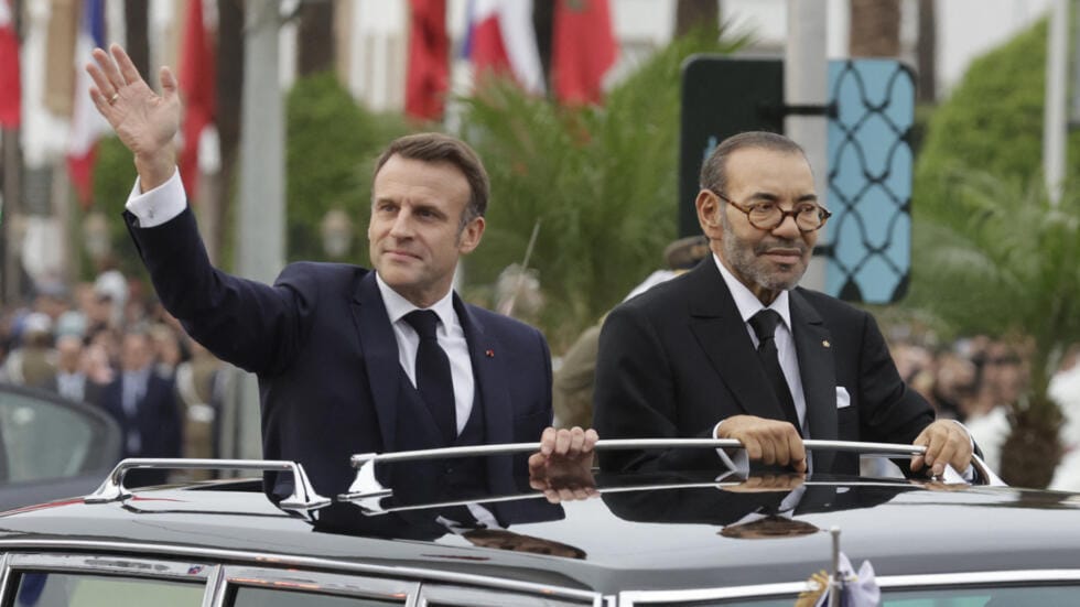 Coupe du monde 2030 : En visite au Maroc, Emmanuel Macron crée une nouvelle polémique Emmanuel Macron au Maroc