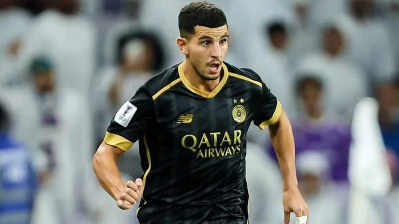 Youcef Atal en entraînement avec l'équipe Al-Sadd au Qatar.