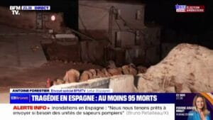 Inondations dévastatrices en Espagne avec plusieurs morts et dégâts importants.