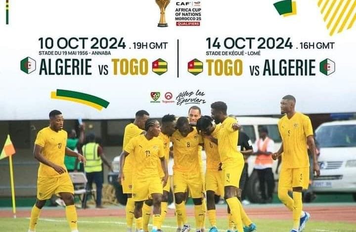 Elim CAN 2025 Algérie-Togo : Tous pour la victoire des Guerriers du desert ce 10 octobre 2024 CAN 2025 Algérie-Togo : Heure et chaînes pour suivre en direct !