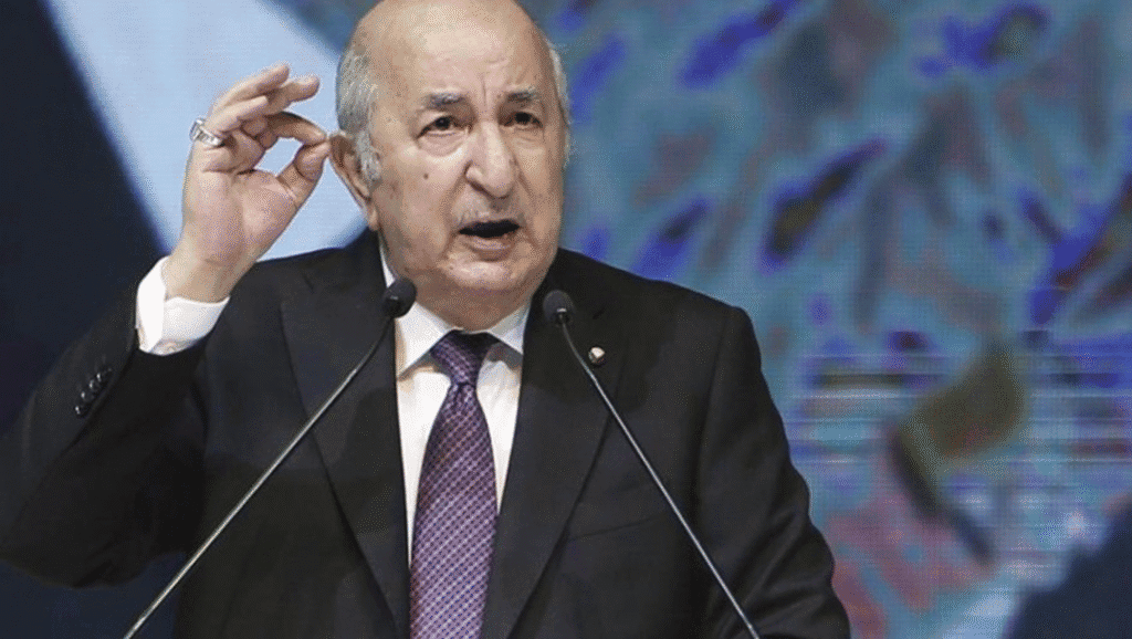 Tebboune lors d'une conférence sur la modernisation de l'agriculture.