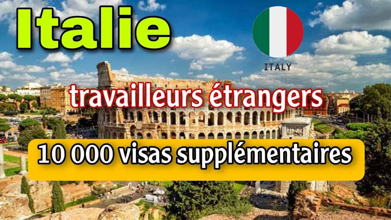 Italie : 500 000 visas de travail prévus d’ici 2028 Italie : 500 000 visas de travail prévus d’ici 2028