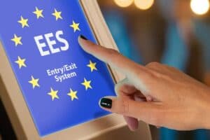 Espace Schengen : ce que change le système EES pour les Algériens Capture d'écran du système EES pour l'espace Schengen sur un smartphone.