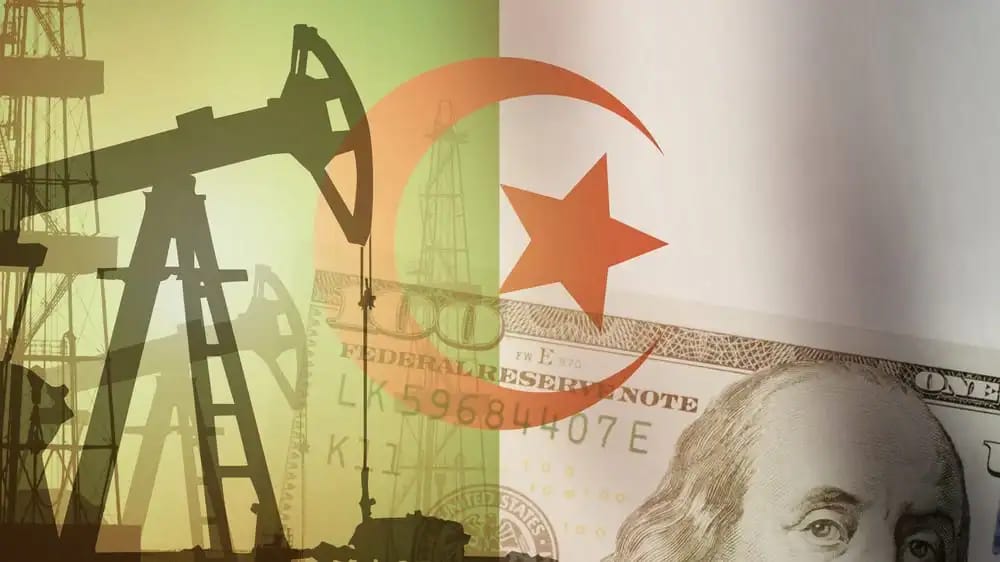 Pétrole et dollar américain, contrat hydrocarbures en Algérie.