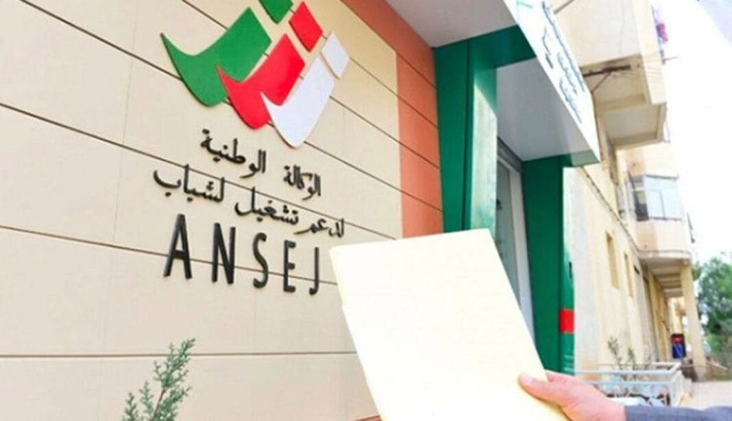 Poursuites judiciaires : les jeunes entrepreneurs « exemptés » Logo ANSEJ pour soutien aux jeunes entrepreneurs en Algérie.