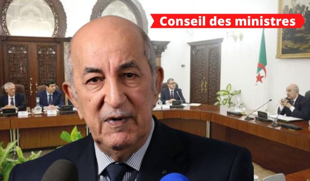 Découvrez les grandes décisions de Tebboune sur la démolition des constructions illicites Premier ministre algérien lors du conseil des ministres.