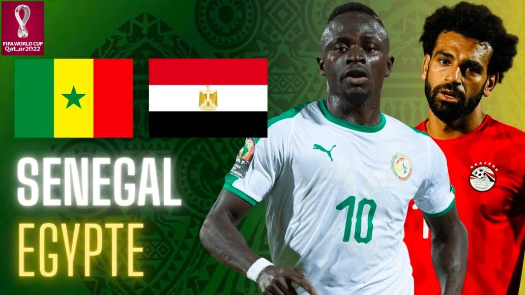Rejouer le match du Sénégal… la Fédération égyptienne franchit une nouvelle étape Joueurs de football de Sénégal et Égypte en action lors d'un match.