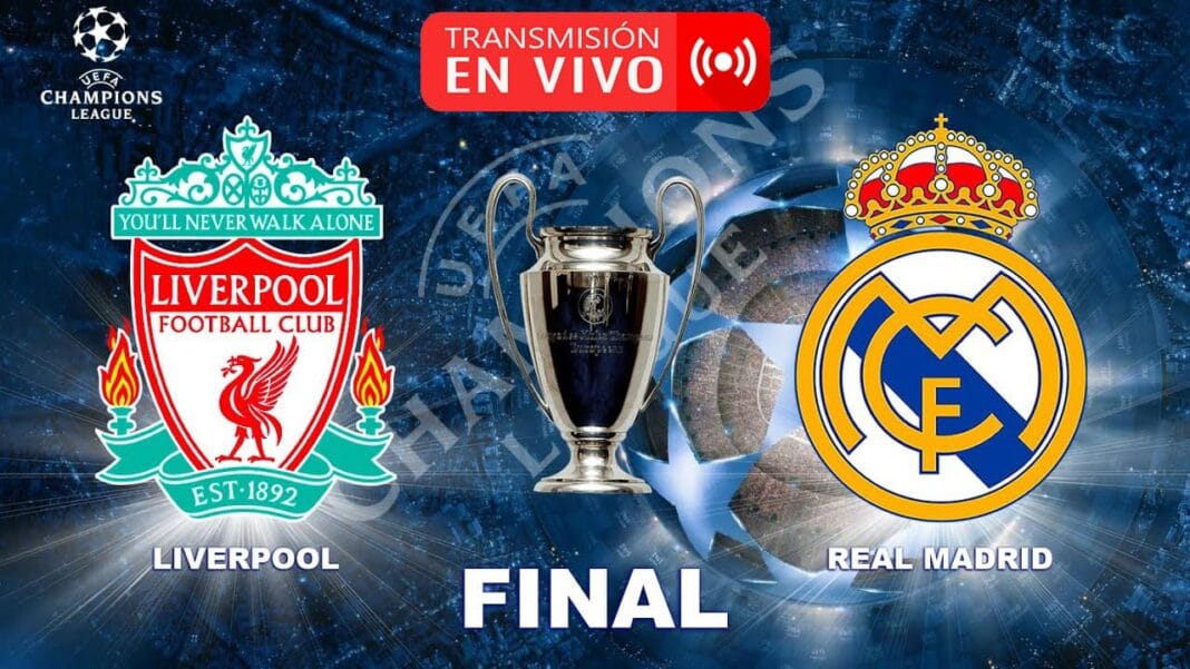 Logo de Liverpool et Real Madrid pour la finale de la Ligue des Champions.