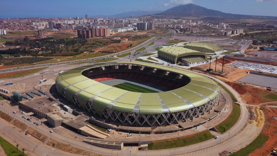 CHAN 2023 : la CAF met en garde l’Algérie Stade moderne en Algérie prêt pour la Coupe du Monde.