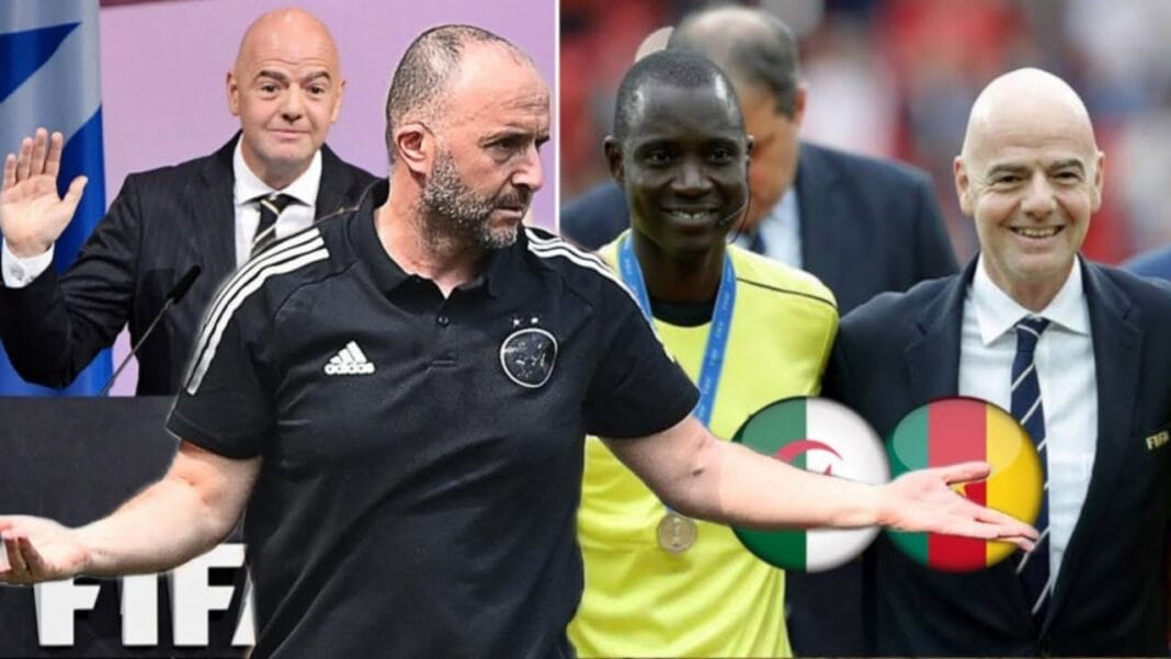 Affaire Algérie Cameroun: un autre responsable de ce scandale vient d’être viré Entraîneur de football avec joueurs lors du match Algérie-Cameroun.