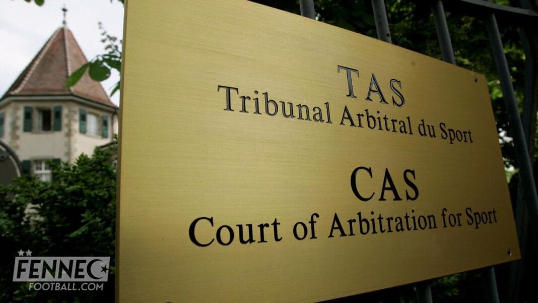 Panneau indiquant le Tribunal Arbitral du Sport et la Cour d'Arbitrage pour le sport.