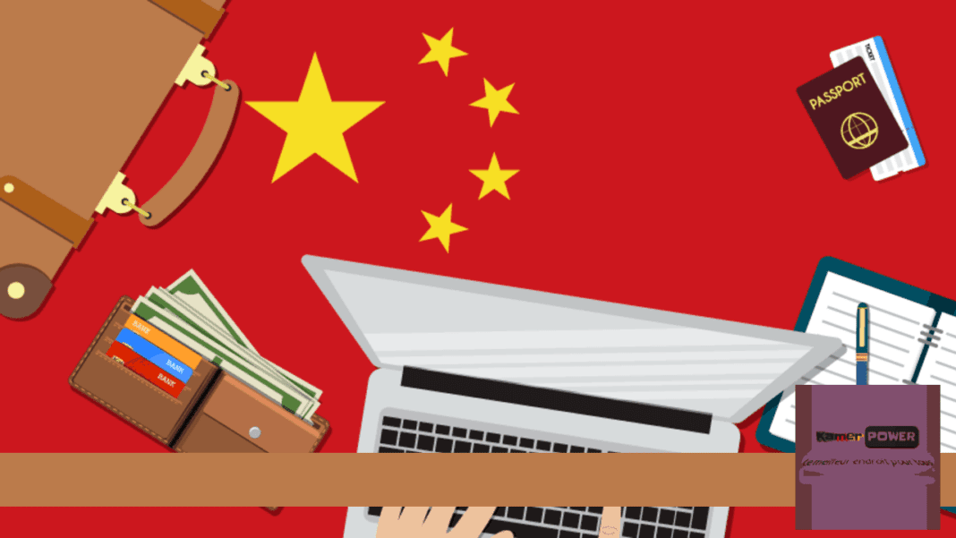 La Chine offre des bourses d’études pour les Algériens en master et doctorat, cliquer ici pour postuler Étudiant préparant un voyage d'études en Chine avec valise et passeport.