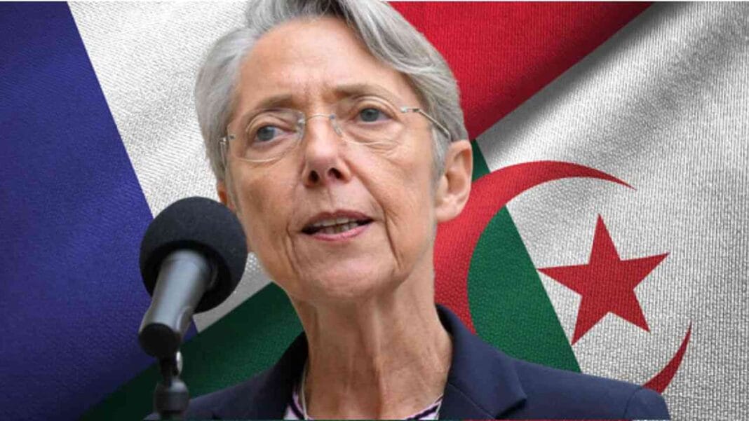 Élisabeth Borne vient de trancher sur le prix de gaz algérien importé en Europe Élisabeth Borne lors d'une conférence sur le gaz algérien en Europe.