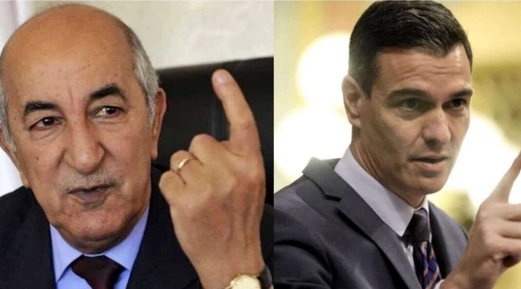 Des hommes d’affaires espagnoles abandonnent le marché algérien Deux hommes d'affaires espagnols discutent lors d'une réunion.