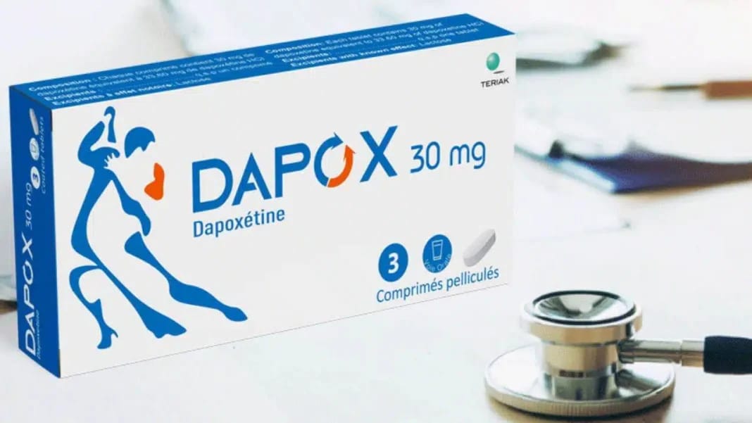 Boîte de Dapoxétine 30 mg pour le traitement de l’éjaculation précoce.