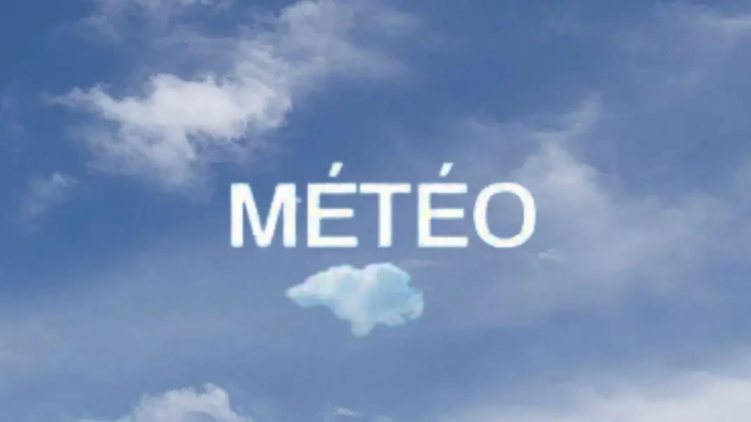 Algérie : Voici les Prévisions météorologiques de ce mardi 14 mars Carte météorologique avec nuages et soleil pour l'Algérie.