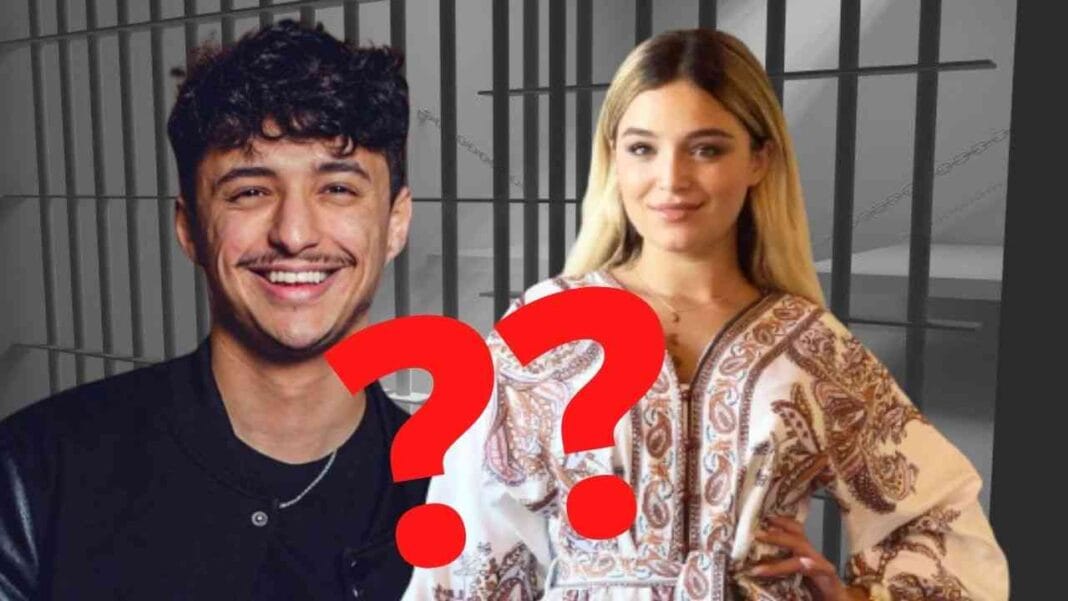 Affaire Future Gate /Algérie : Du nouveau ! Quel sort réservé aux influenceurs concernés? Jeune homme et femme en prison, symbolisant influenceurs concernés.