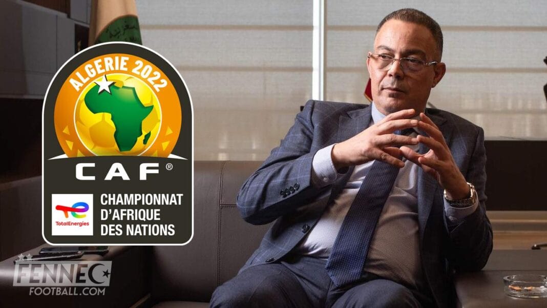 (OFFICIEL), CHAN 2023: les Marocains ont finalement cédé face à l’Algérie Homme en costume lors d'une réunion, contexte sportif africain.
