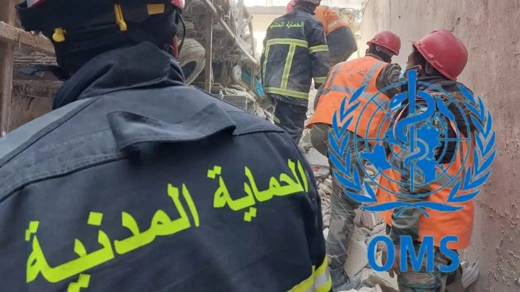 Intervention de la Protection civile algérienne Les secouristes de la Protection civile algérienne en action lors d'une opération de secours.