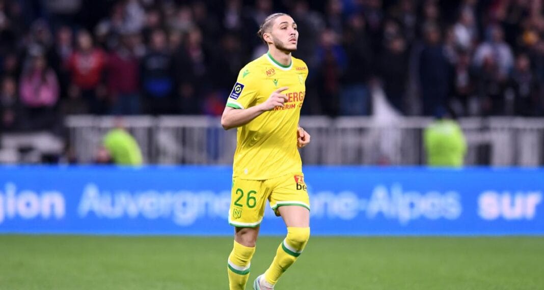 Fc Nantes : Jaouen Hadjam renonce finalement au jeûne au profit des matchs Jaouen Hadjam en pleine course sur le terrain.