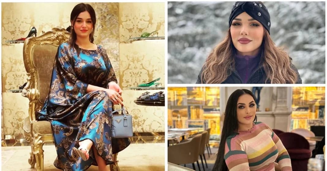 Incroyable ! Numidia Lezoul remercie Mounia Benfeghoul, son ennemie d’antan Trois femmes élégantes dans différents environnements, mode et style sophistiqué.