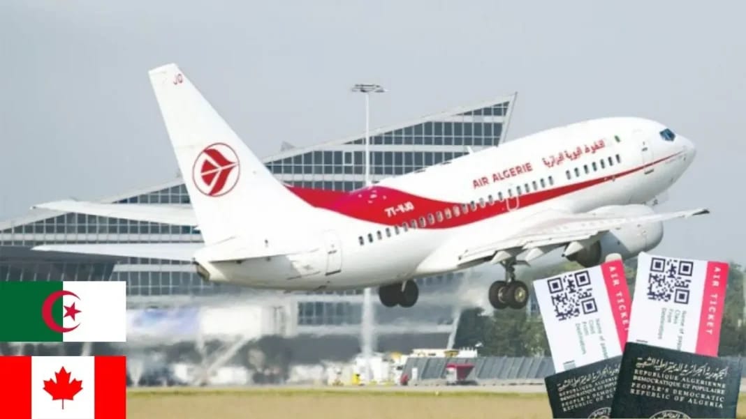 Vols vers Montréal : Air Algérie publie un nouveau communiqué Avion Air Algérie décollant pour Montréal, Algérie.