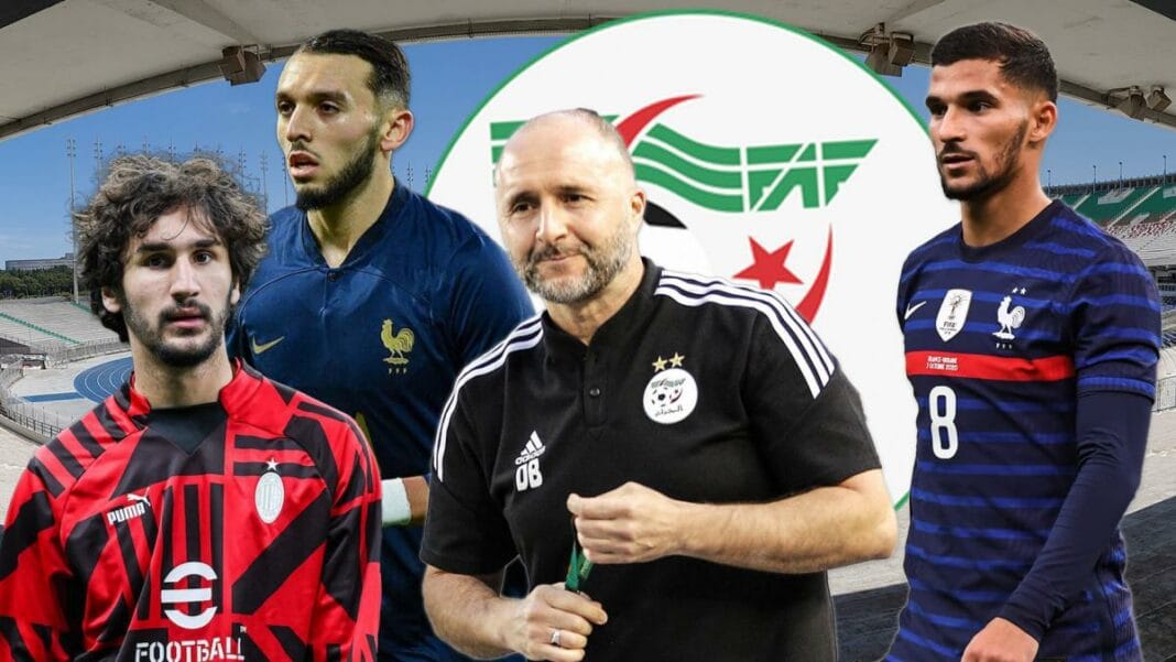 Trois joueurs binationaux dans la sélection algérienne de football.