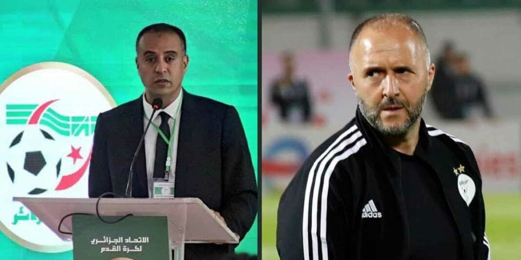 Équipe d’Algérie : Walid Sadi parle d’une séparation « à l’amiable » avec Belmadi Belmadi et Walid Sadi lors d'une réunion stratégique pour la CAN 2024.